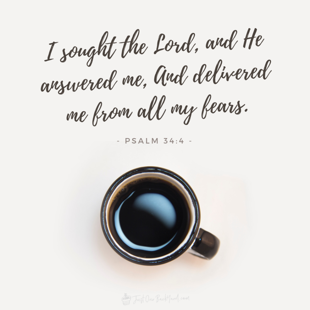 Bible Verses for Anxiety Psalm 34
