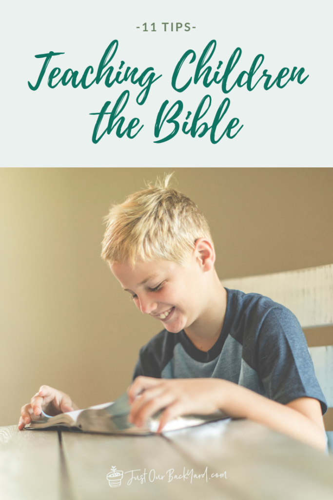 Teaching Children the bible 11 tips for intentional christian parenting