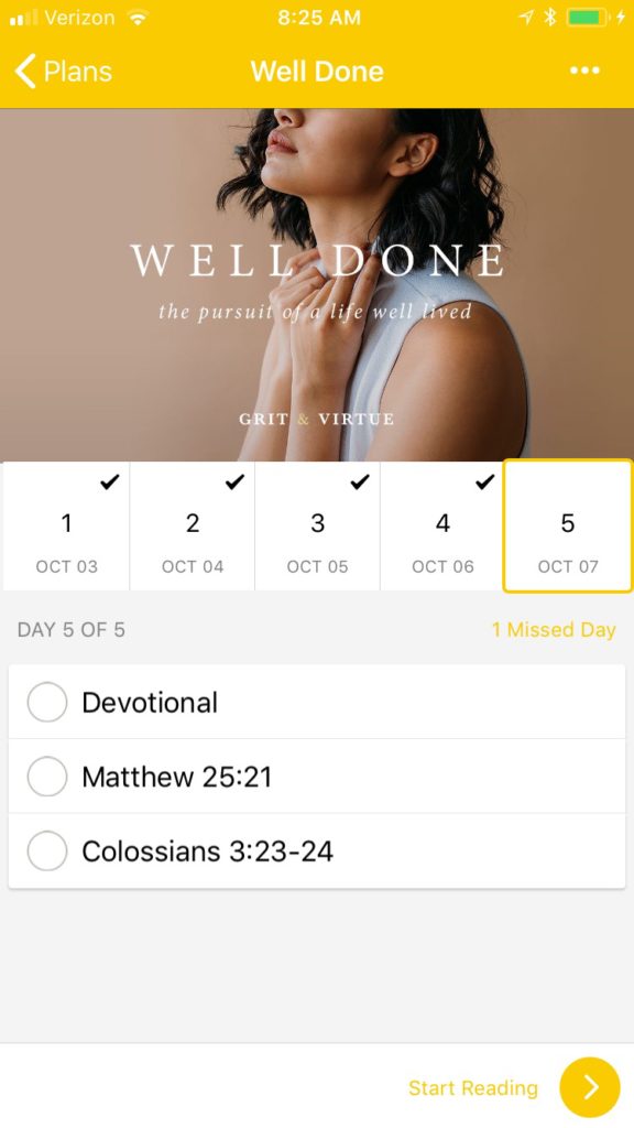 bible reading plan best christian apps