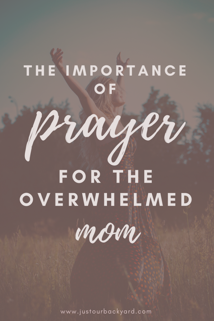 Why is prayer important for mom burnout