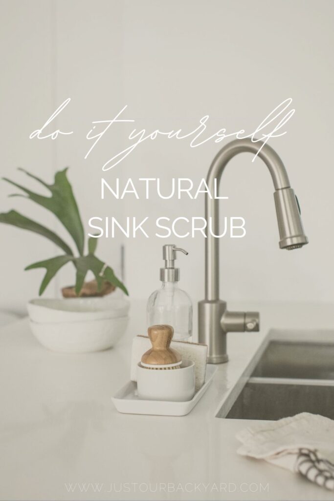 Are you looking for a natural sink cleaner or simple sink cleaning hacks? Look no further! With only 3 simple ingredients, this is one of the easiest homemade cleaning products to make. This do it yourself soft scrub tubscrub is made with essential oils and baking soda and is great for your non-toxic home. Natural cleaning products are popular but can be expensive. Did you know it’s actually quite cheap to DIY your all natural cleaning recipes?